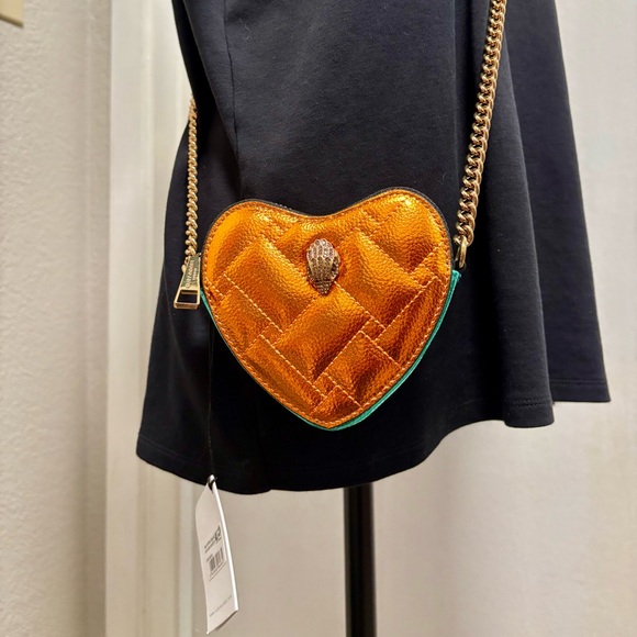 Kurt Geiger Micro Heart Crossbody Bag 🧡🩵🩷 - Picture 11 of 17